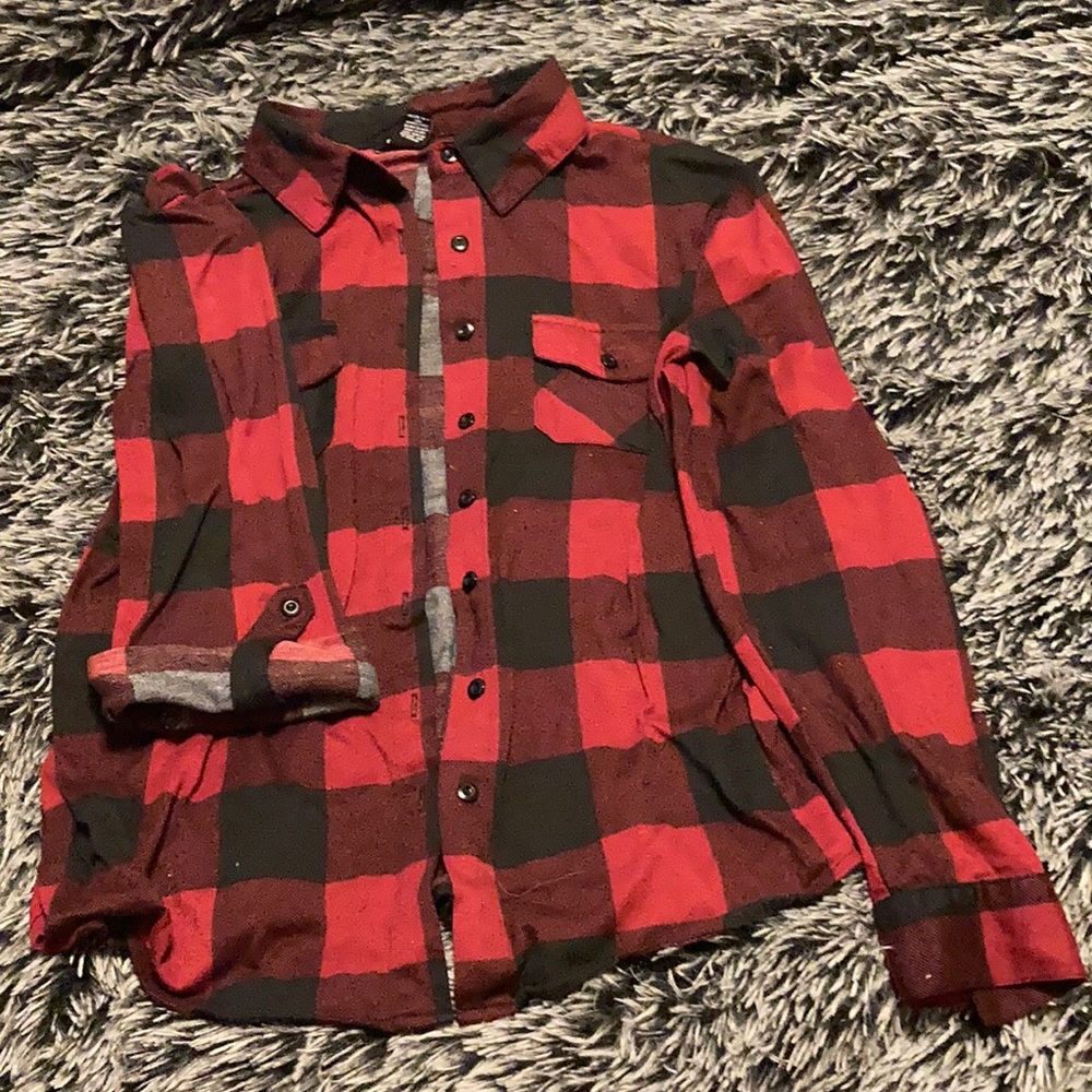 Flannel long sleeve shirt